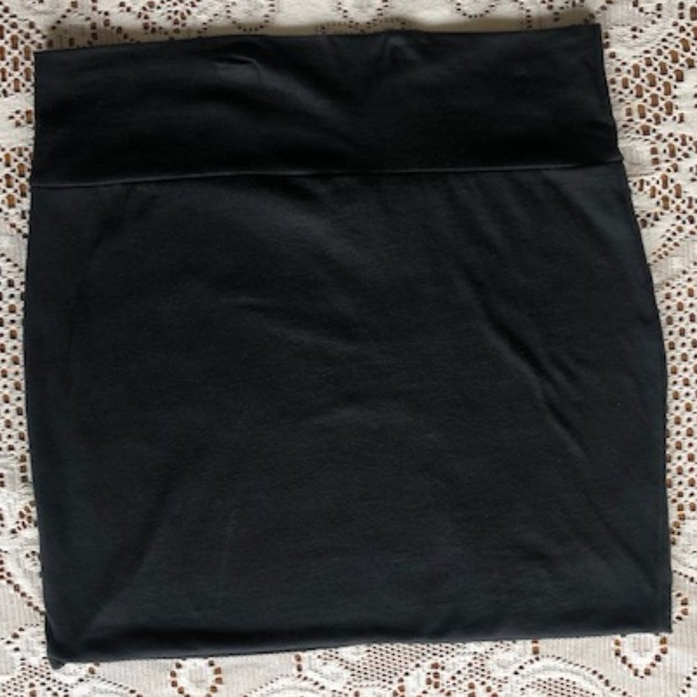 Black Mini Skirt - Medium